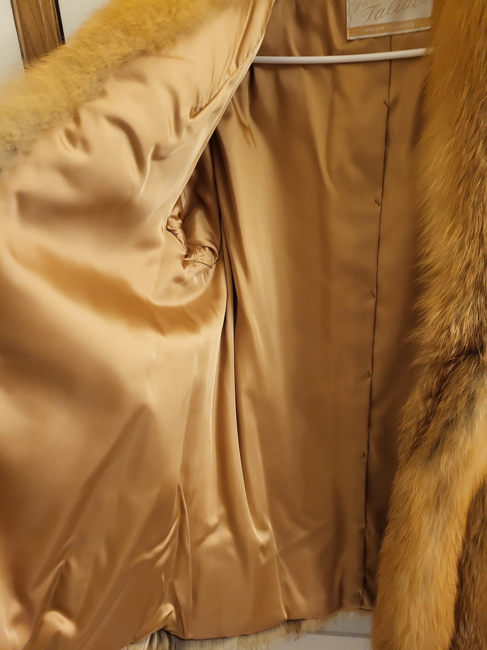 Red Fox Fur Jacket Craft/sewing Practice. - Picture 5 of 6